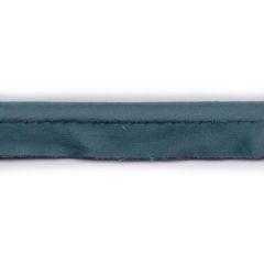 Samtpaspel 20mm - Taubenblau