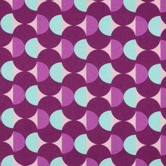 Wachstuch Retro Waves - Purple