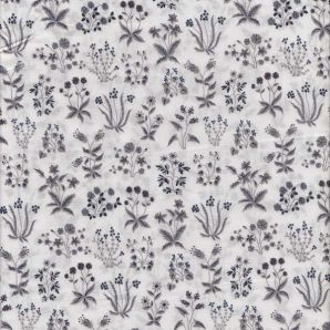 Batist Wildkräuter - Weiß