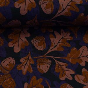 French Terry Sansa Tigre by Bienvenido - Braun