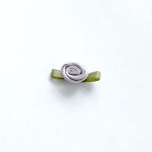 Röschen 10mm - grau