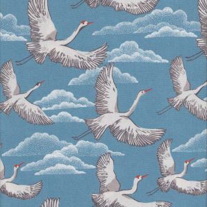 Reststück Bio Blue Sky Tsurus by Cloud9 - Blau