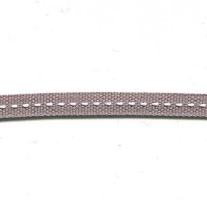Webband Striche 6mm - Hellgrau