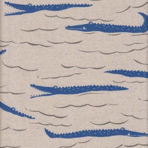 Crocodile River - Blau/Natur