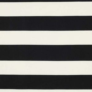 Canvas Basic Blockstreifen - Schwarz/Offwhite