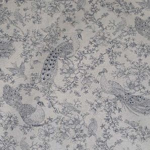 Reststück Deko Peacock Romance Scene - Natur