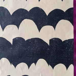 Echino Heavy Canvas Wave - Creme/Anthrazit