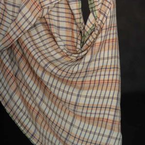 Merchant & Mills Linen Feverfew Checks - Ecru