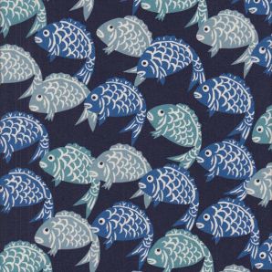 Fish Sakana - Dunkelblau