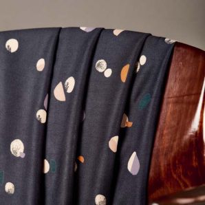 Reststück  Atelier Brunette Viskose Twill Fizzy - Night