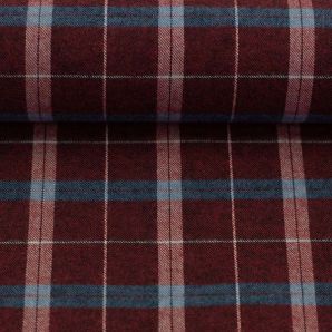 Flanell Karo Walker - Rot/Hellblau