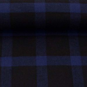 Flanell Karo Tommi - Blau/Schwarz