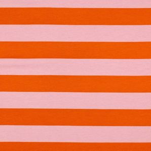 Soft Sweat College Stripe - Orange/Rosa