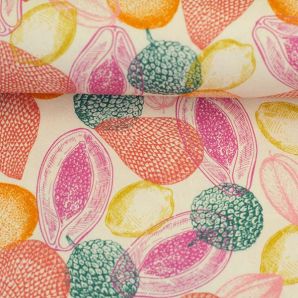 Viskose Medium Fruit by Bienvenido Colorido - Creme/Bunt