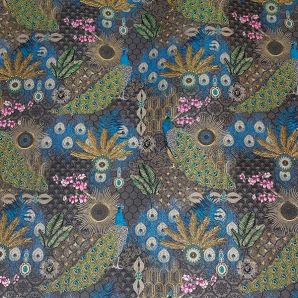 Reststück Gobelin Peacock Extravagant