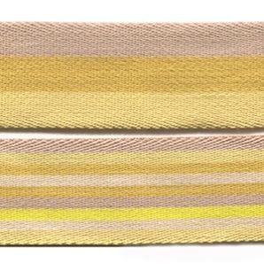 Gurtband 40mm - Streifen Gelb