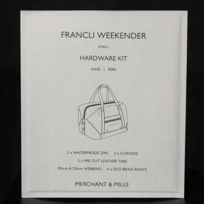 Merchant & Mills Schnitt - Francli Weekender Hardware Kit - Small - Sand