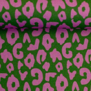 HAPPY LEO Canvas by Cherry Picking - Grün/Rosa