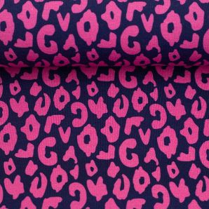 HAPPY LEO Jersey - Dunkelblau/Pink