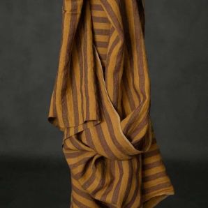 Merchant & Mills Hazel Stripe Linen - Hazel/Ochre
