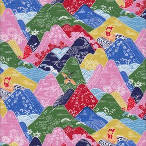 Japanese Hills - Colorful