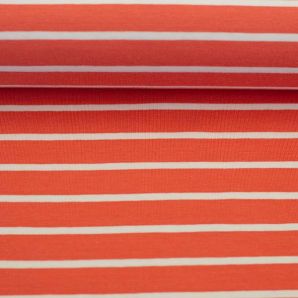 Jersey Nice Stripe - Coral