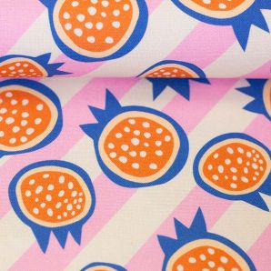 Jumle & Zest Canvas Granatapfel - Rosa/Orange