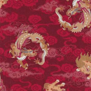 Reststück Jumping Dragon - Rot