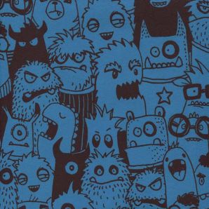 Softshell Little Monsters - Blau