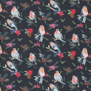 Love & Cheer Birds - Charcoal