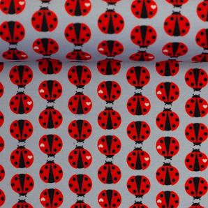Jersey Lovely Favs Ladybug by Cherry Picking - Hellblau/Rot