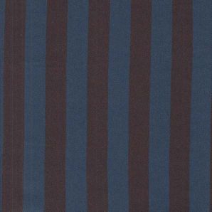 Viscose Twill Light & Lush Stripe - Blue/Charcoal