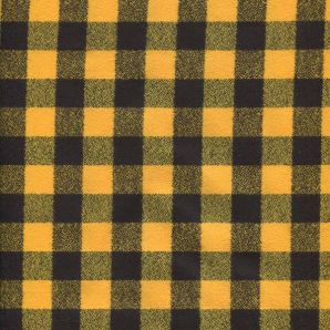 Mammoth Flannel Karo 1,8cm - Gelb/Schwarz