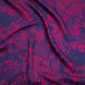 ECOVERO™ Viscose Twill Joy - MIND THE MAKER - Cerise