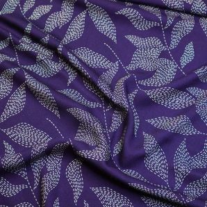 ECOVERO™ Viscose Twill Lulu - MIND THE MAKER - Blueberry