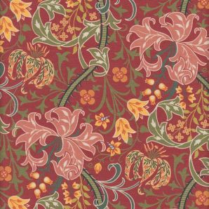 Deko Canvas Morris Lilly - Dunkelrot