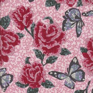 Mosaic Butterfly - Rosa