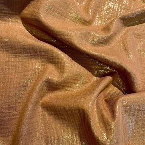 Musselin Glitzer - Macchiato/Glitzer