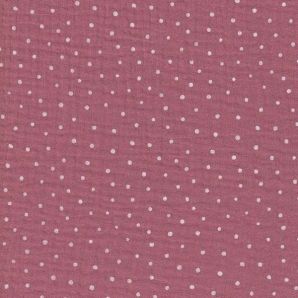 Musselin Dots - Rosa