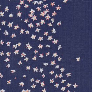 Nani Bio Double Gauze - Edelweiss - Blue