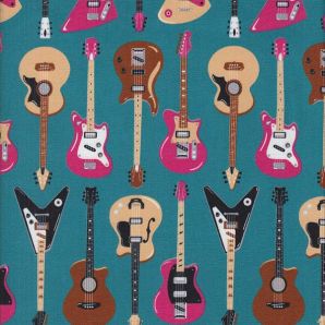 Reststück Nostalgic E-Guitars - Petrol