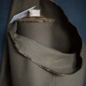 Dry Organic Cotton Oilskin - Khaki