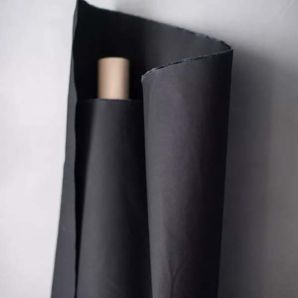 Reststück Dry Organic Cotton Oilskin - Black