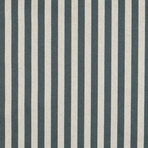 Coated Canvas Stripe - Blaugrau