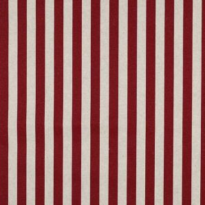 Coated Canvas Stripe - Rot