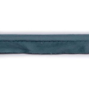 Samtpaspel 20mm - Taubenblau