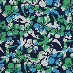 Polo Pique Island - Blau/Grün