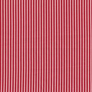 Popeline Stripe - Rot