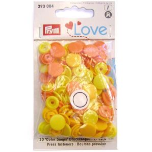 Color Snap Druckknöpfe - Gelb