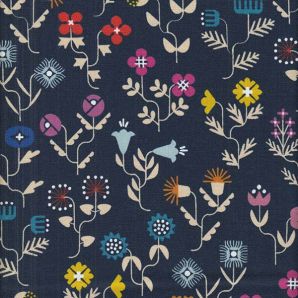 Ruby Star Society Salutations Canvas Leinen - Navy